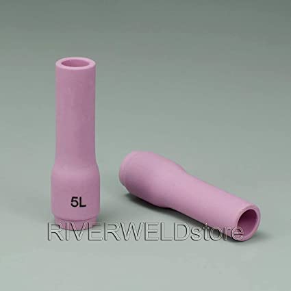 TIG Alumina Nozzles Ceramic Cups Long 796F72#5L (D8.0 x 48mm) Orifice Fit DB SR WP 9 20 25 TIG Welding Torch 10pk