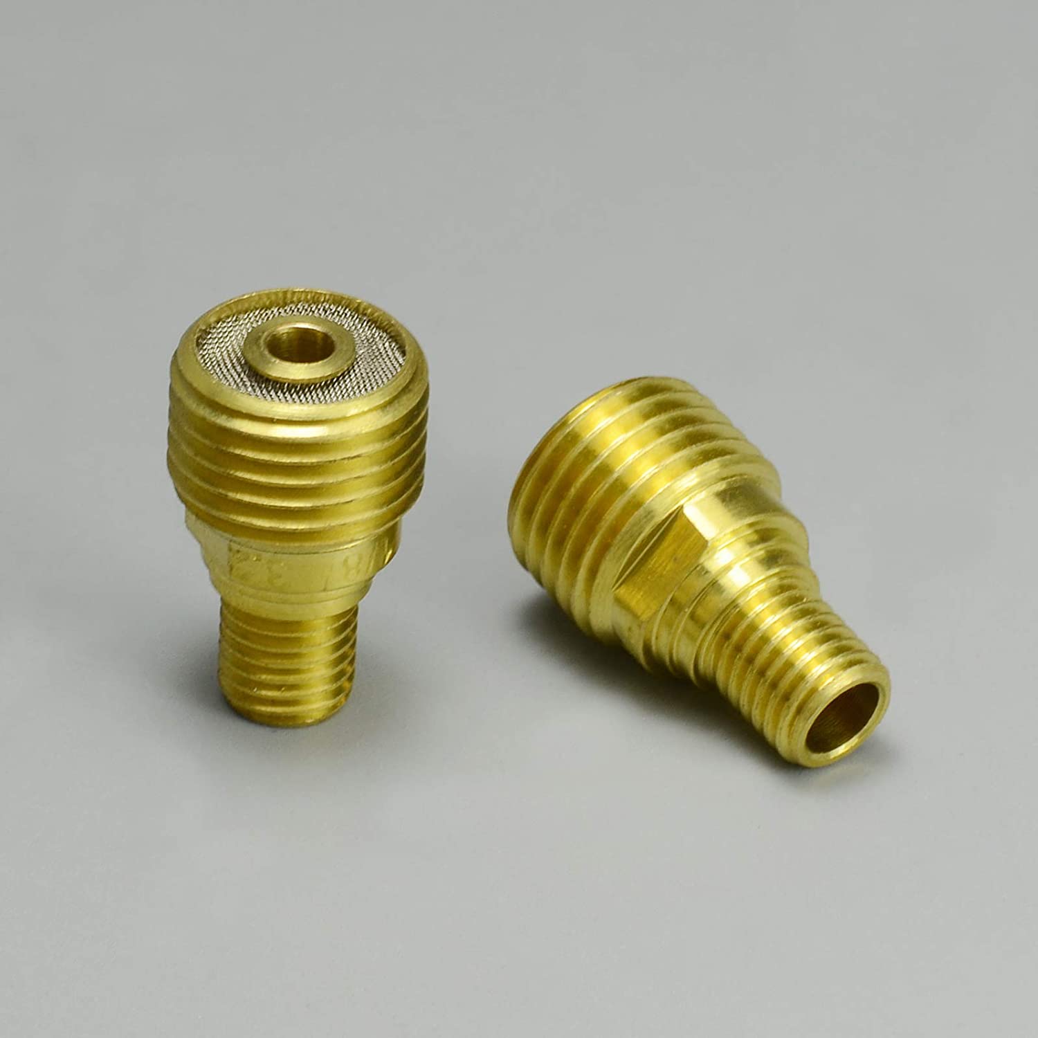 TIG Gas Lens Collet Body 45V45 (1/8" & Ø3.2mm Orifice) Fit SR DB PTA WP 9 20 25 TIG Welding Torch 3pk 