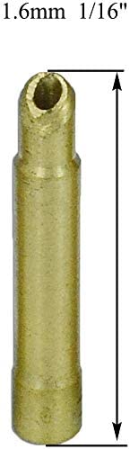 TIG Insulated Glass Cup (9/16" x 1-5/16") Kit Wedge Collet Tungsten Apdapter/Gas Saver (1/16?? & 1.6mm) and Silicone Cup Heatshield for WP SR 9 20 25 TIG Welding Torch 5pcs