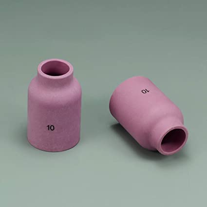 TIG Gas Lens Alumina Nozzle Ceramic Cups Large 53N Series Fit SR DB WP 9 17 20 18 26 TIG Welding Torch (53N88#10 D16.0x48mm 10pk)