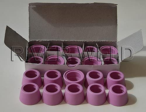 SG-55 AG-60 Plasma Cutter Torch Head Body 40Amp - 60Amp Accessories Consumable kit (Ceramic Cups Shroud 20pk)