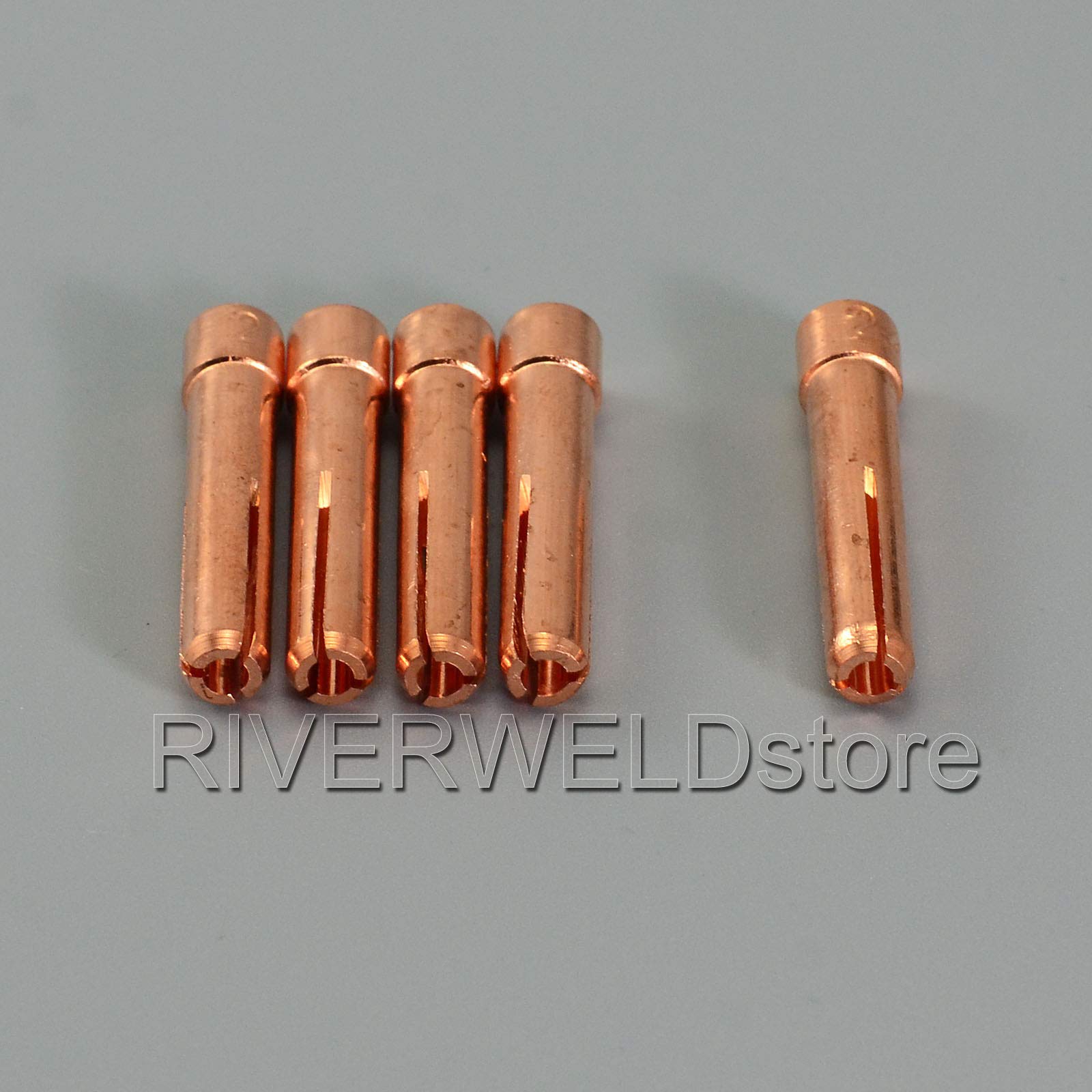RIVERWELD TIG Stubby Gas Lens 17GL332 3/32'' Ø2.4mm 10N24S & TIG Collet Kit Fit DB SR WP 17 18 26 TIG Welding Torch (20pcs, 3/32'' Ø2.4mm)