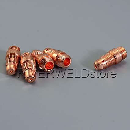 TIG Stubby Collet Body 17CB20 (1.60mm x 25mm) for PTA DB SR WP 17 18 26 TIG Welding Torch 10pk