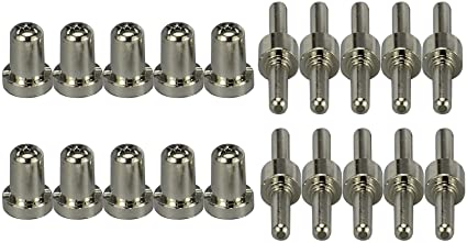 20pcs LG-40 PT-31 Plasma Cuter Consumables Extended Nickel-Plated CUT-50 CT-312