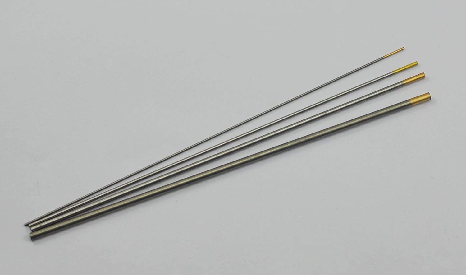 1.5 PercentLanthanated WL15 Gold TIG Tungsten Electrodes Assorted Size 4pcs