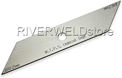 Welding Gauge Two-Piece Rod with Undercut Gage &Calibration Block