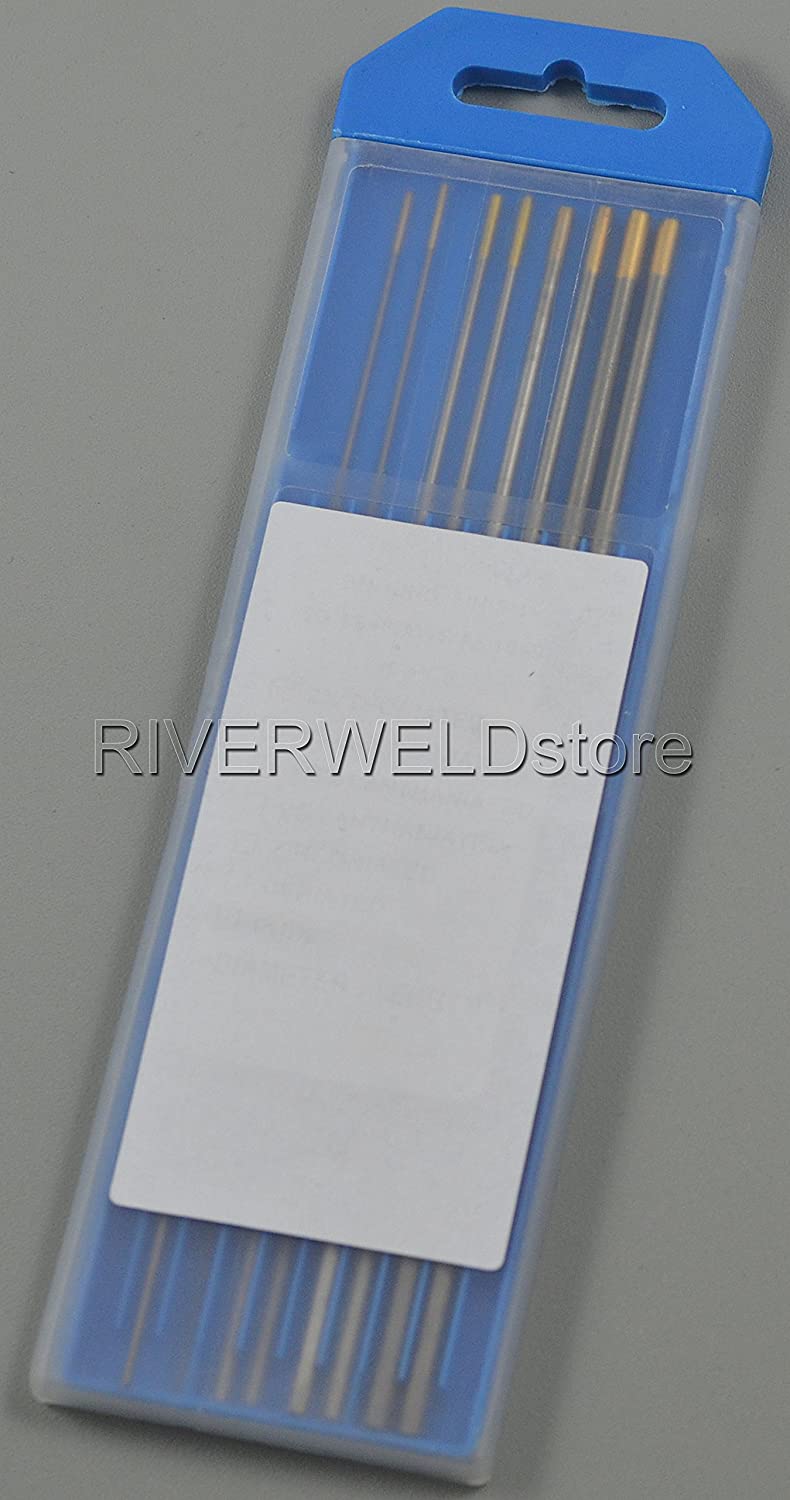 1.5 Percent Lanthanated TIG Welding Tungsten Electrodes Assorted Size 8pcs