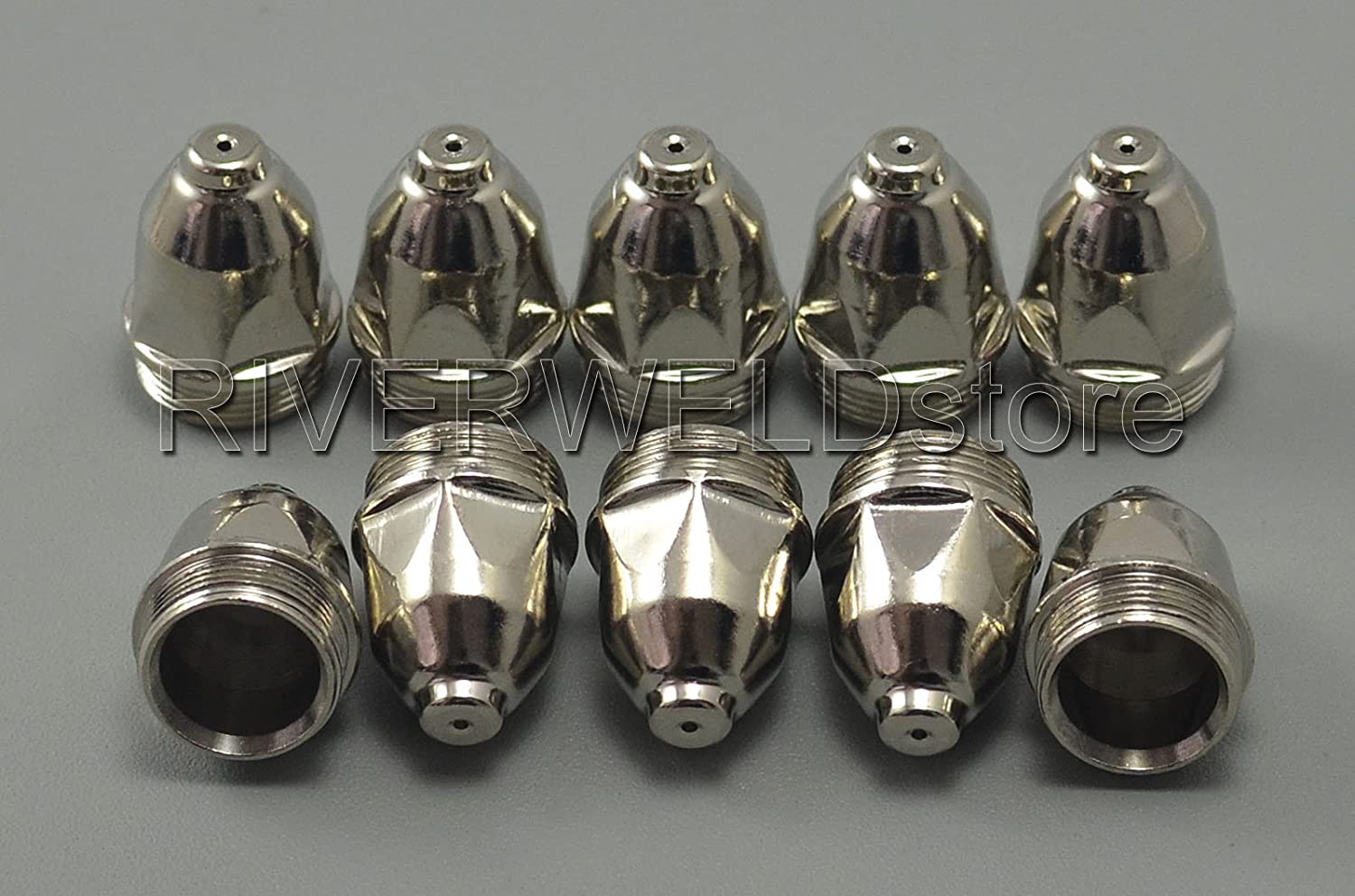 RIVERWELD P-80 Plasma Cutting Torch Consumables Plasma Tip Electrodes kit (Tips 1.1mm 60A 10pk)