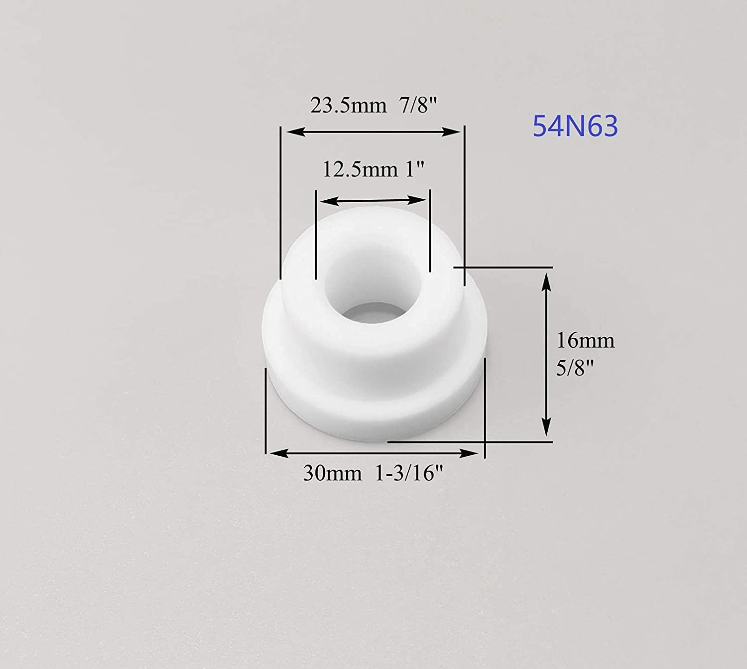 RIVERWELD TIG Welding Torch Insulator Cup Gasket 17GLG20 18CG-20 18CG 54N01 54N63 Fit PTA DB WP 17 18 26 TIG Welding Torch Accessories 10pcs… (Fit 17 18 26 Torch, 17GLG20 18CG-20 18CG 54N01 54N63)