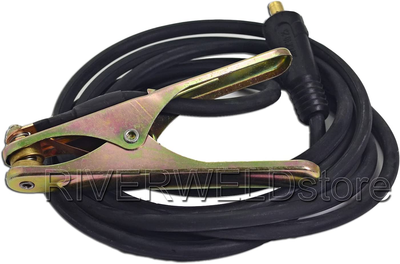 RIVERWELD Earth Ground Cable Clip Welding Clamp 300A Brass