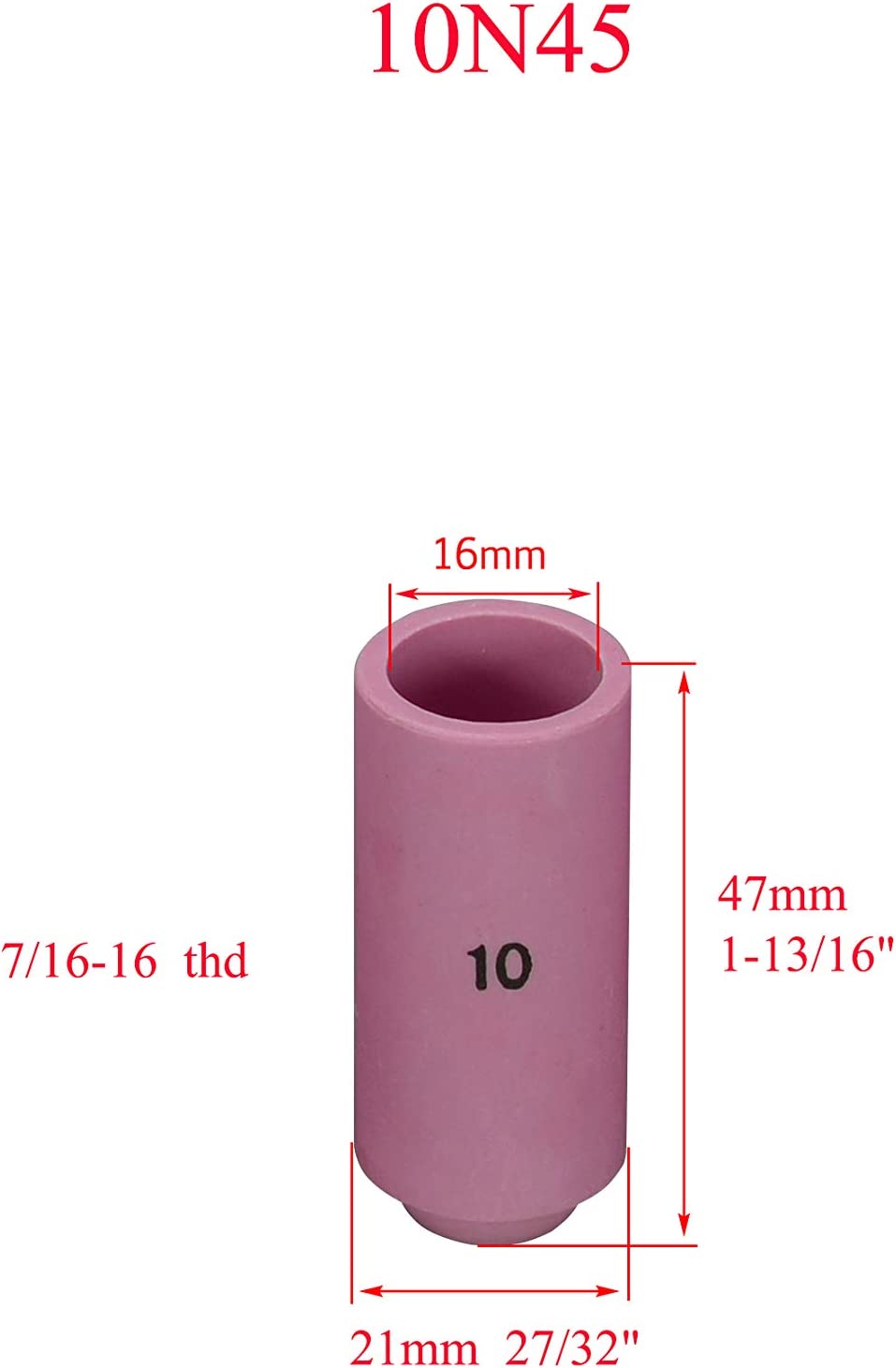 TIG Collet Body TIG Alumina Nozzles Consumables Accessorie Kit SR WP 17 18 26 TIG Welding Torch 15pcs