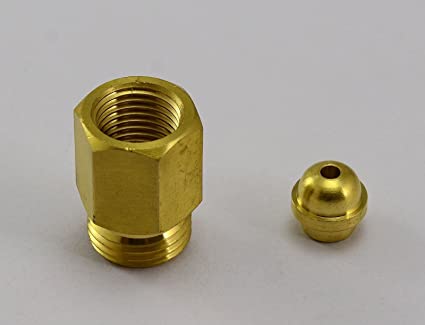 Welding Fitting Thread Switch 1/4G (Female) Inside & M16*1.5 Outside (Male)