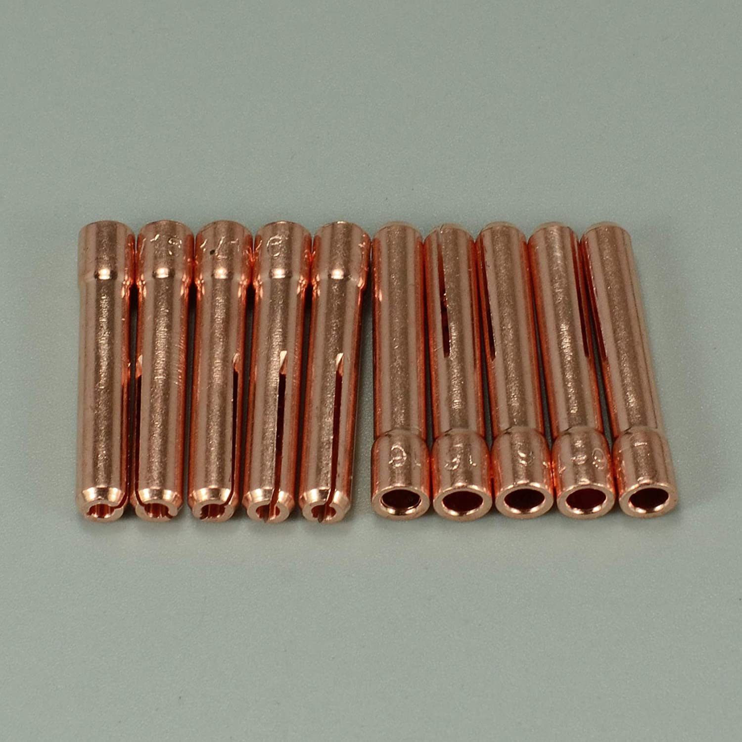 TIG Collets 13N22 (1/16" & 1.6mm) Orifice Fit DB PTA SR WP 9 20 25 TIG Welding Torch 10PK