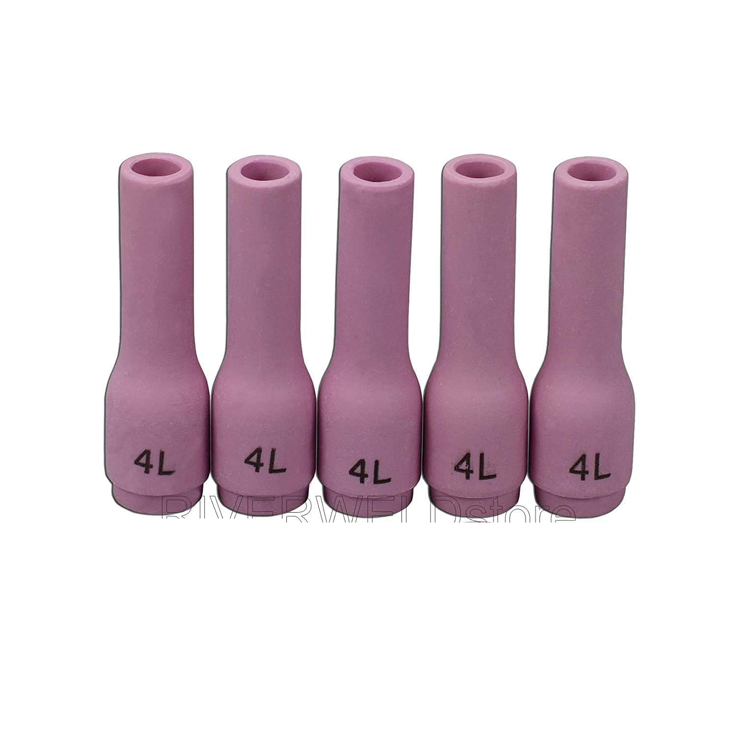 796F71 Long TIG Alumina Cups Nozzles Fit DB SR WP 9 20 25 TIG Welding Torch 5pk