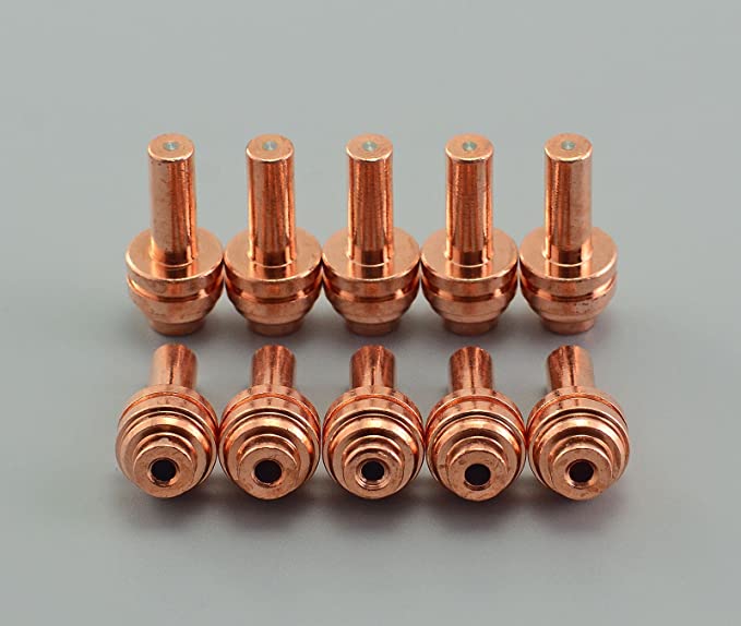 176655 Plasma Electrode 176656 25A Plasma Tip Fit Miller ICE-25C Torch 20pcs