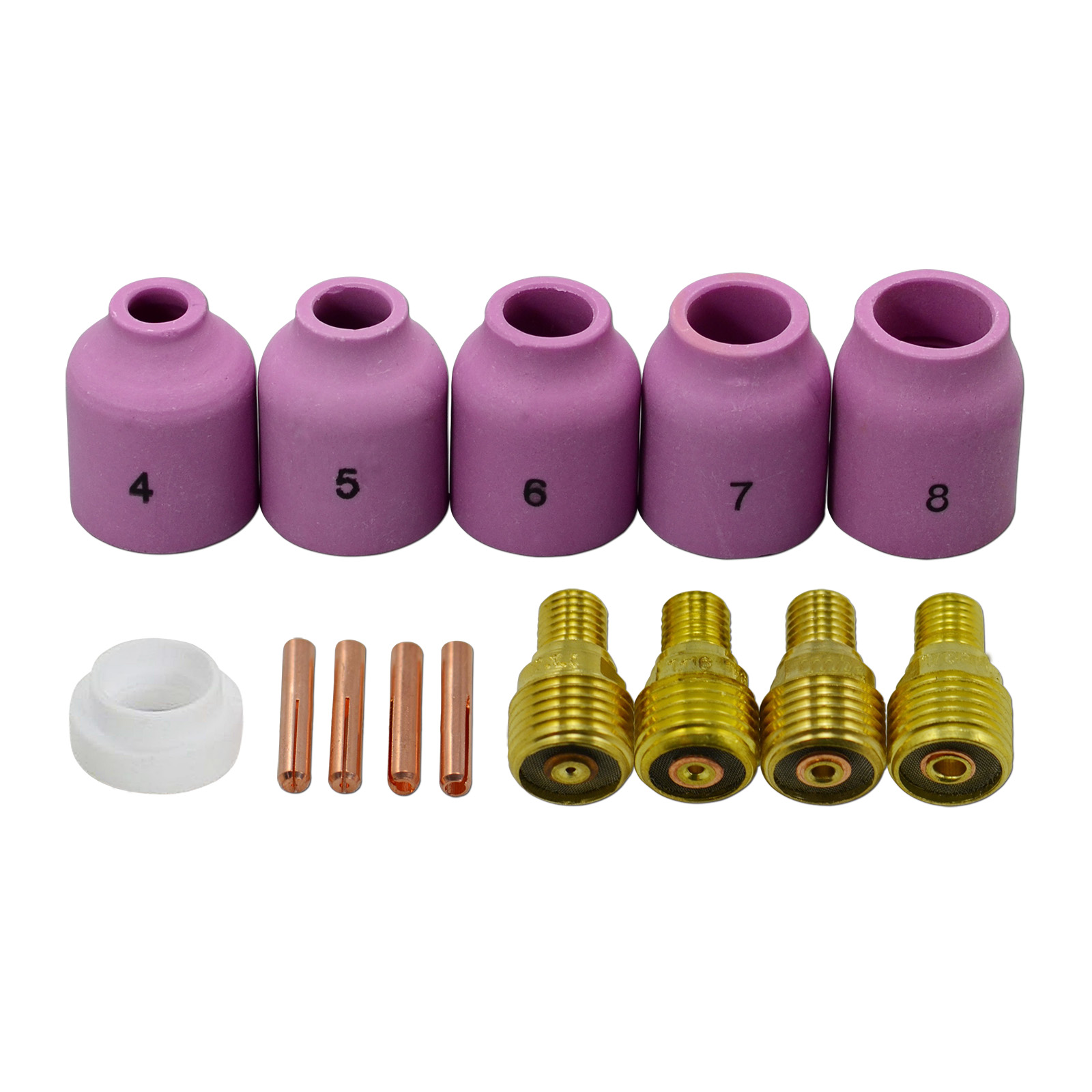 Cables and Gas (Water) Separate Cable Connector Fitting for TIG Welding Torch (3/8" -24 WP24)