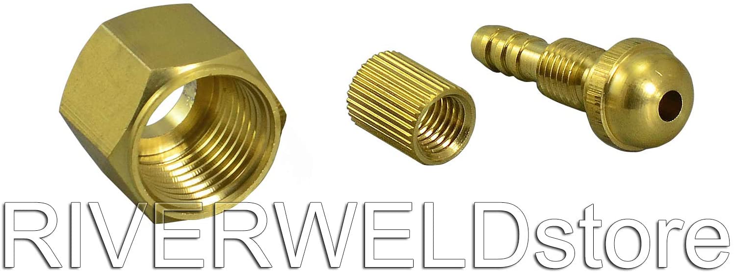 TIG Welding Torch Fitting Connector Adapter (5/8-18'')