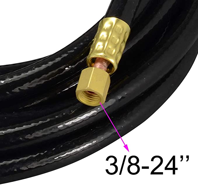 Power Cable Hose for PT-31 LG40 Plasma Cutter Torch 14 Feet (4.5 Meters) 3/8-24 Inside M16*1.5