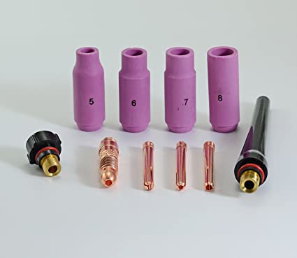 WP-17K Air-Cooled TIG Welding Torch 150amp Euro-Style 7.6 Meters (25 Feet)