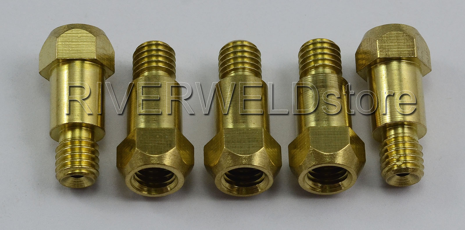 RIVERWELD 36KD MB36 Contact Tip Gas Nozzle Conical Contact TIP Holder-Difuser Accessories Consumables (Contact Tip Holder 5pk)