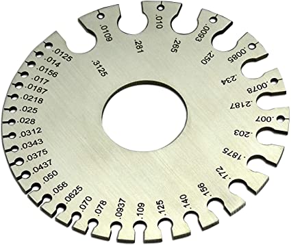 Round Wire Gauge Diameter Gage Welding Inspection Gauges