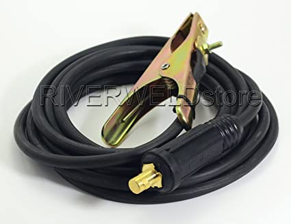 300Amp Groud Earth Clamp CK50 5M 25mm2 Wire Welding MMA ARC Welder