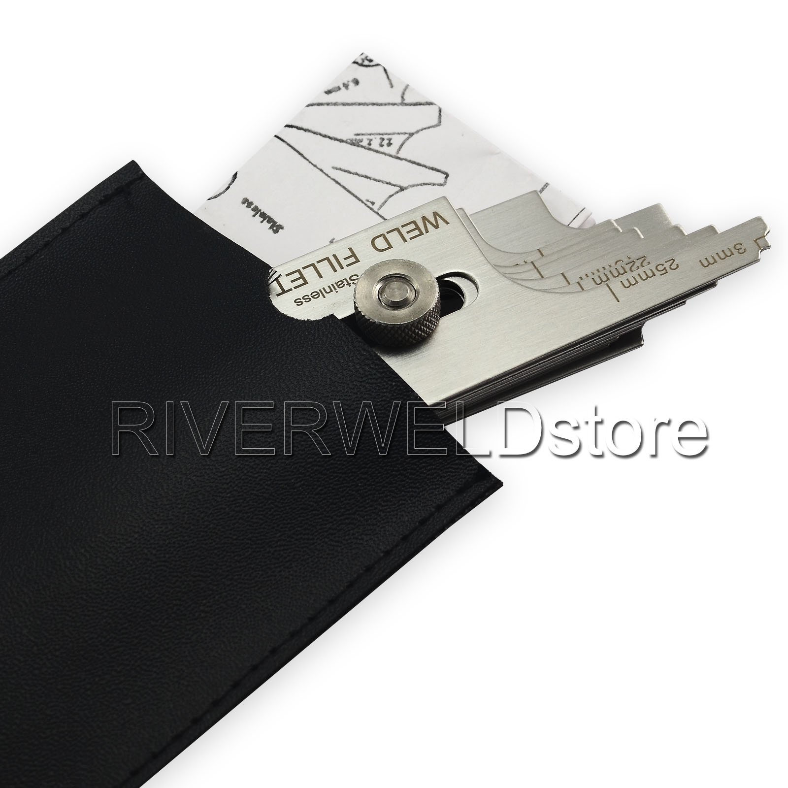 7piece Fillet Weld Set Gage RL Gauge Welding Inspection Test Ulnar Metric