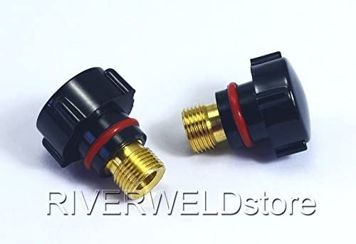 57Y04 TIG Back Cap Short Fit QQ300 PTA DB CK SR WP 17 18 26 TIG Welding Torch 5pk
