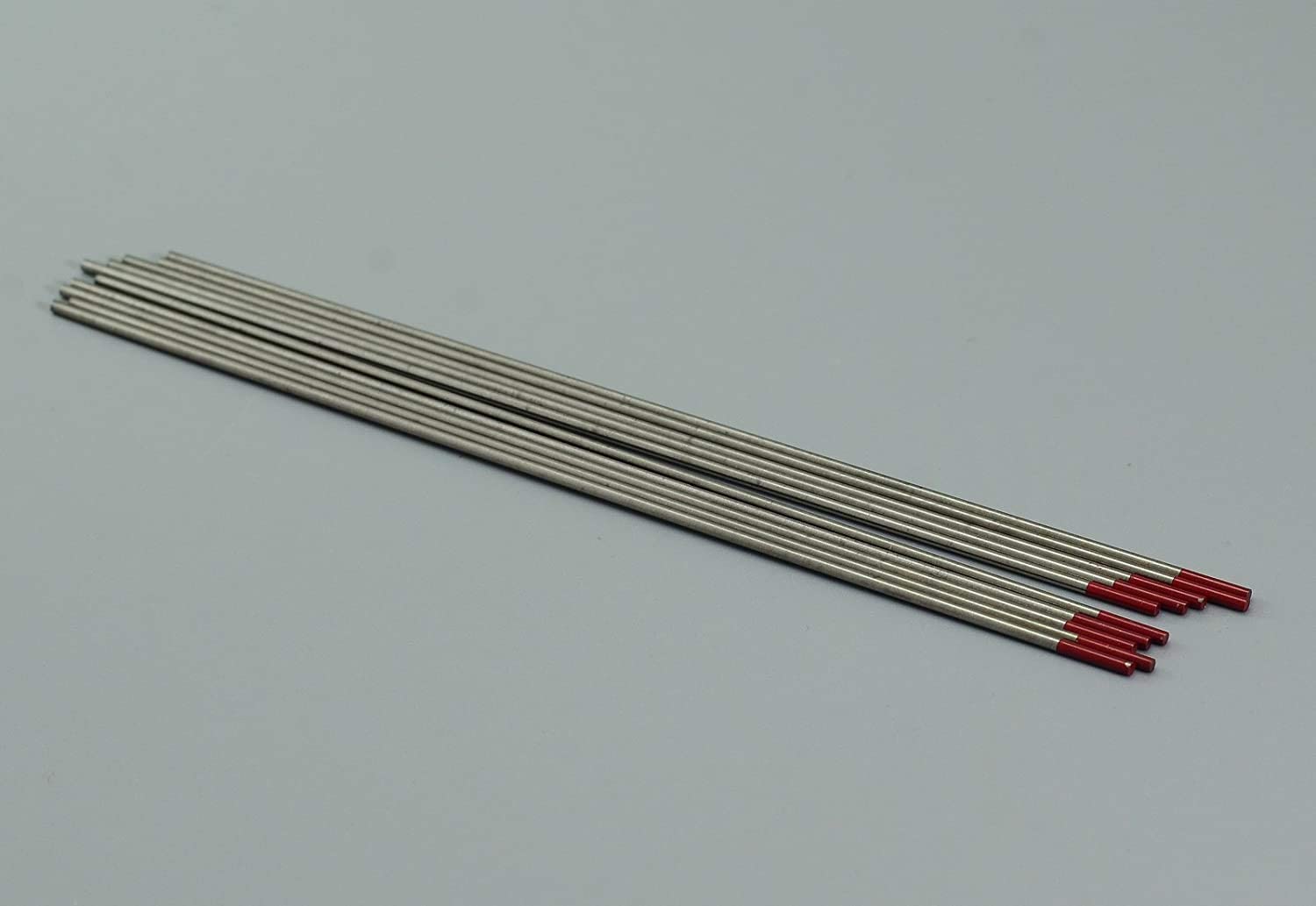 TIG Welding Tungsten Electrode 1/16?? x 6?? 2% Thoriated WT20 Red Tips Pack of 10
