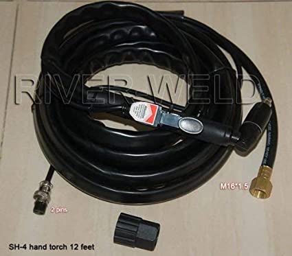 SH-4 Plasma Cutting Torch Complete 50Amp / 60Amp 3.8 Meters(12 Feet)