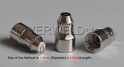 Panasonic P-80 Plasma Cutter Cutting Torch Consumables Plasma Electrodes, 50PK