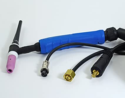 WP-17K Air-Cooled TIG Welding Torch 150amp Euro-Style 7.6 Meters (25 Feet)