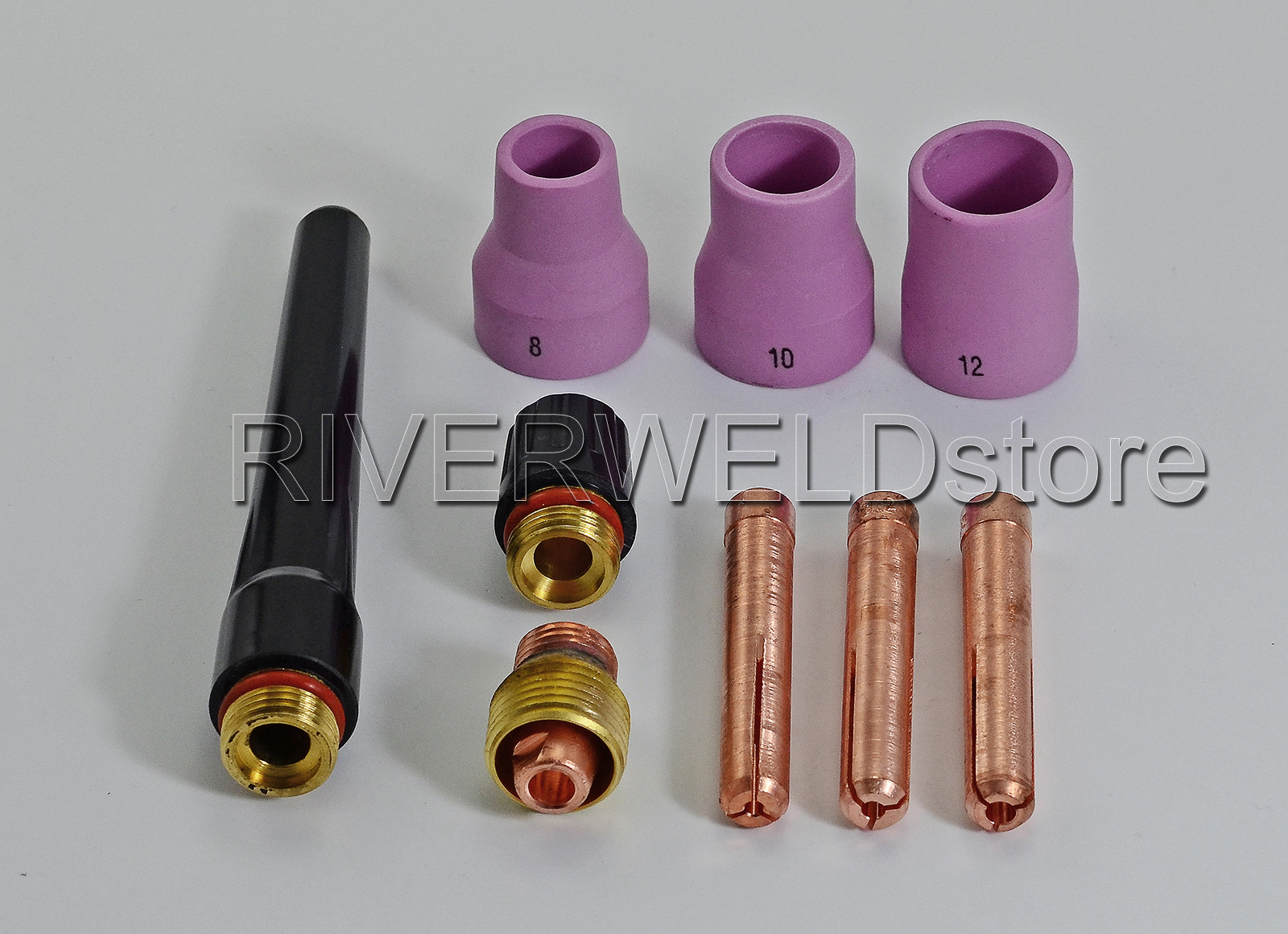 WP-12-12R 500Amp Water Cooled TIG Welding Torch Completed 12 Feet
