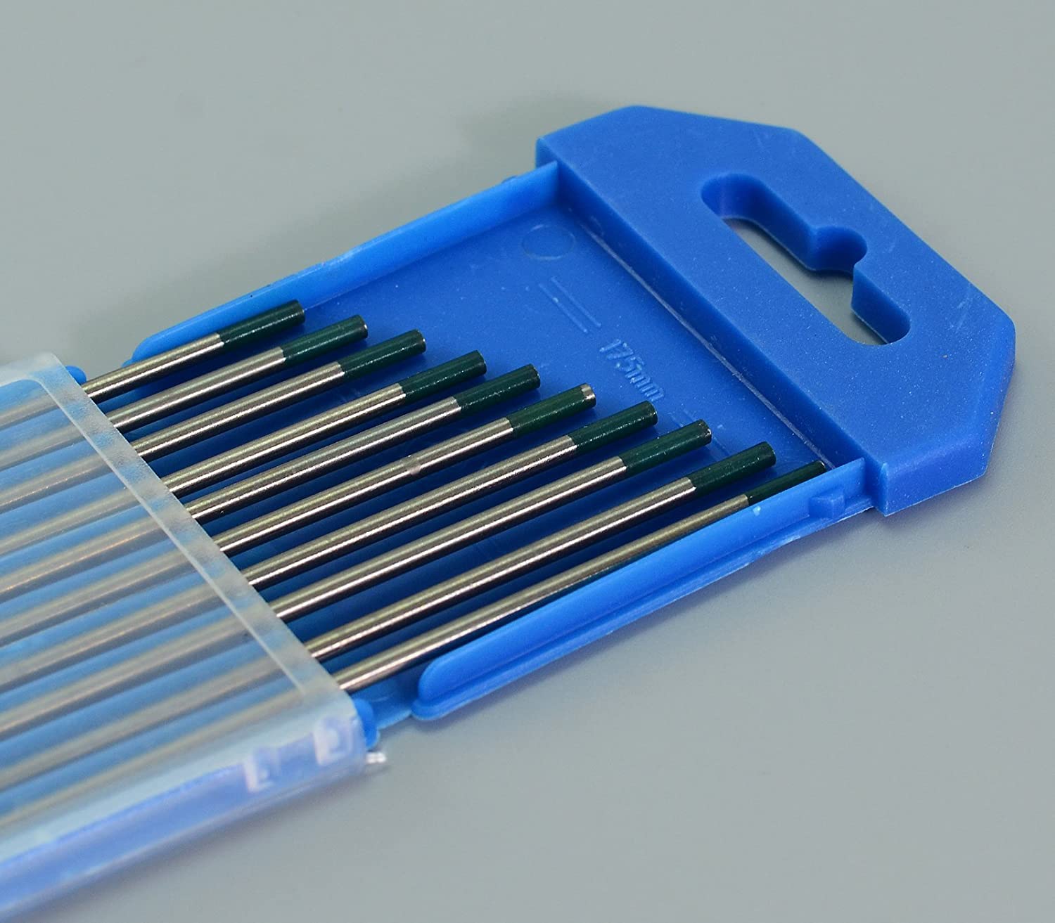 TIG Welding Pure Tungsten Electrode Green Tip WP 2.4mm x 150mm Pack of 10