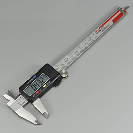 RIVERWELD Electronic Digital Caliper Stainless Steel Body with Large LCD Screen | 0-6 Inches | Inch/Millimeter Conversion