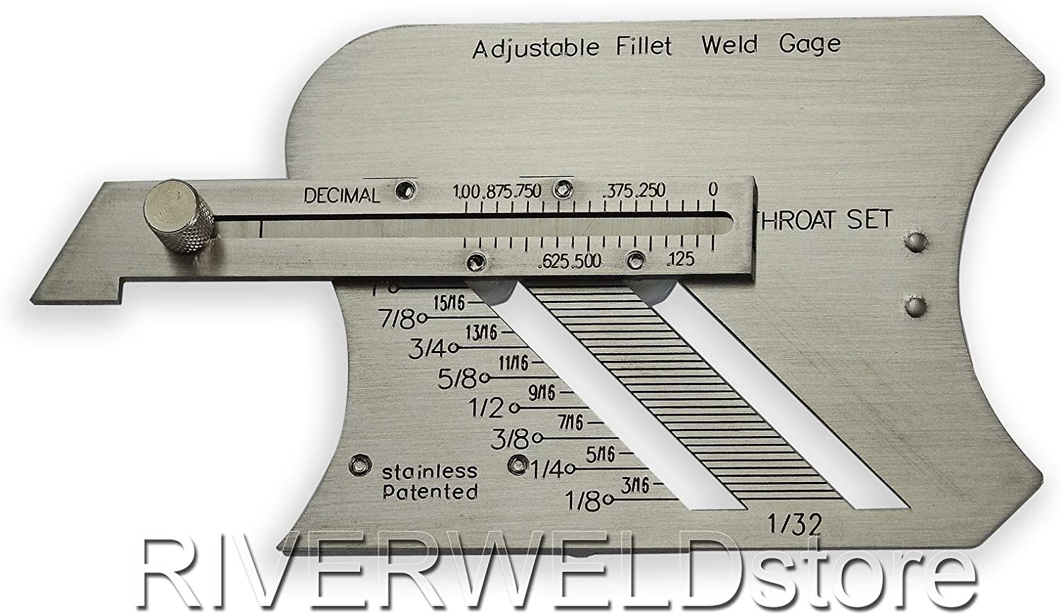 Adjustable Fillet Weld Gauge and Unequal LEG Measurement Feature Weld Inspection