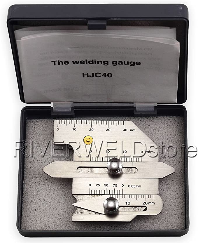 HJC40 Welding Gauge Detect Boilers Bridges Pipes Gage Metric