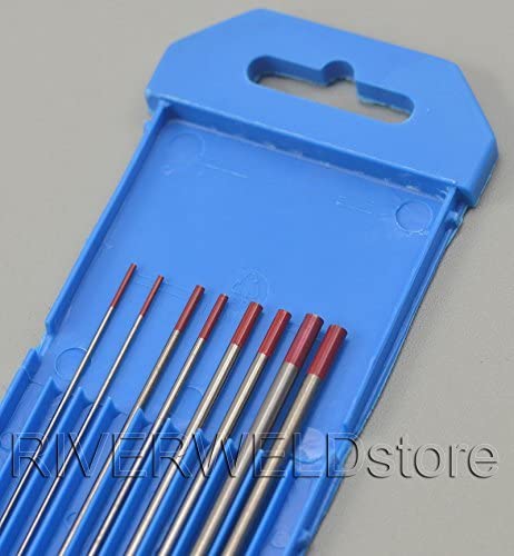 2 Percent Thoriated Tungsten Electrode WT20 Red Assorted Size 8pcs