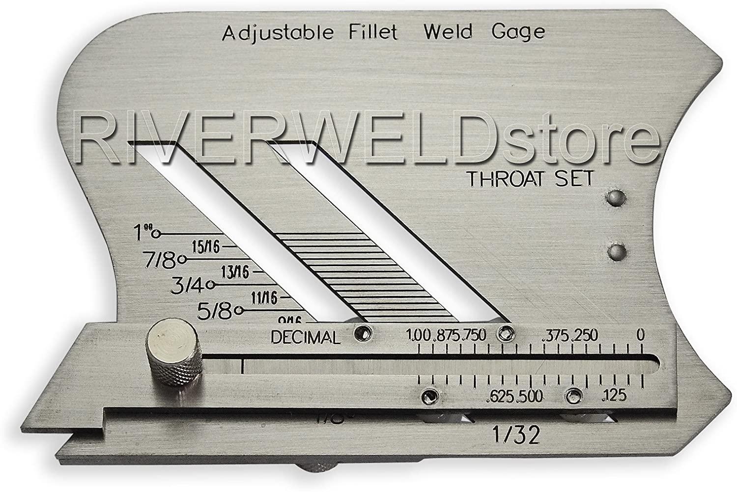 Adjustable Fillet Weld Gauge and Unequal LEG Measurement Feature Weld Inspection