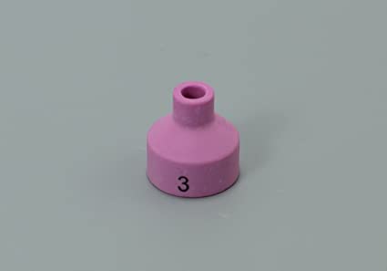 TIG Welding Torch WP 24 TIG Alumina Ceramic Cup Nozzles Accessories Consumables 53N23#3, 10pk
