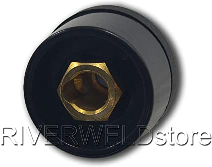 RIVERWELD TIG Welding Cable Panel Connector Socket Quick Fitting Red Black DKZ10-25 4pcs