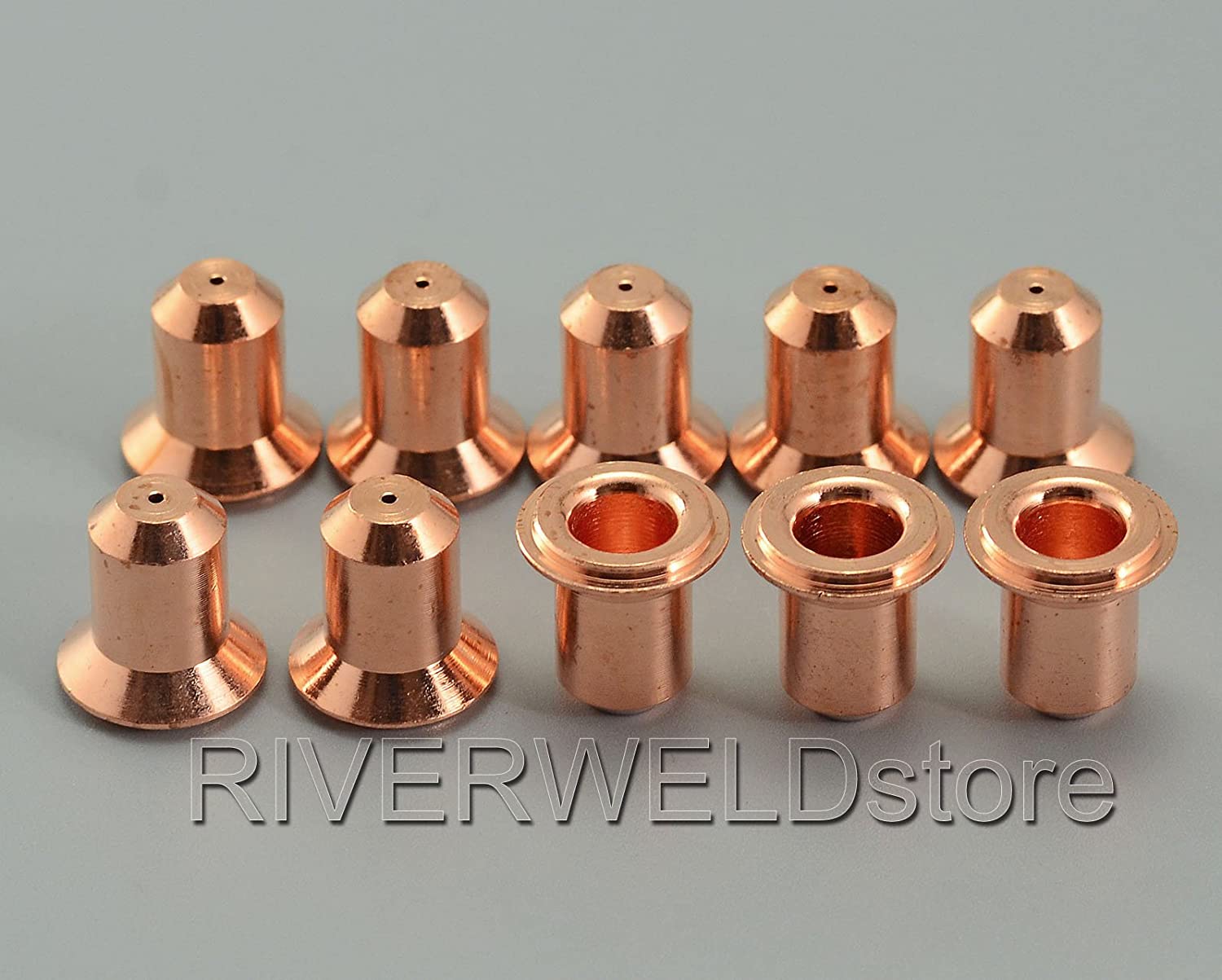 RIVERWELD Miller ICE-25C ICE-27C Plasma Cutter Cutting Consumables Electrode and Tip Nozzle (176656 10pk)