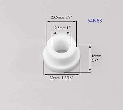 54N63 TIG Gas Lens Insulator for SR DB PTA WP 17 18 26 TIG Welding Torch 5PK