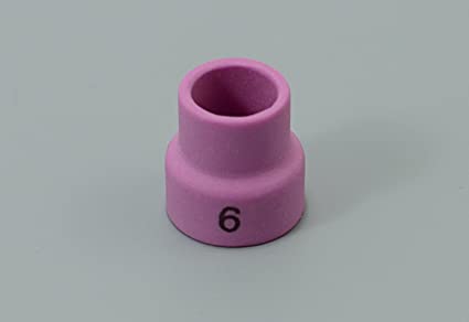 TIG Welding Torch WP 24 TIG Alumina Ceramic Cup Nozzles Accessories Consumables 53N26#6 10pk