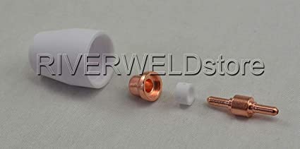 70PCS Plasma Tips Electrodes Fit PT-31 LG-40 Plasma Cutting Torch CUT40 CUT50