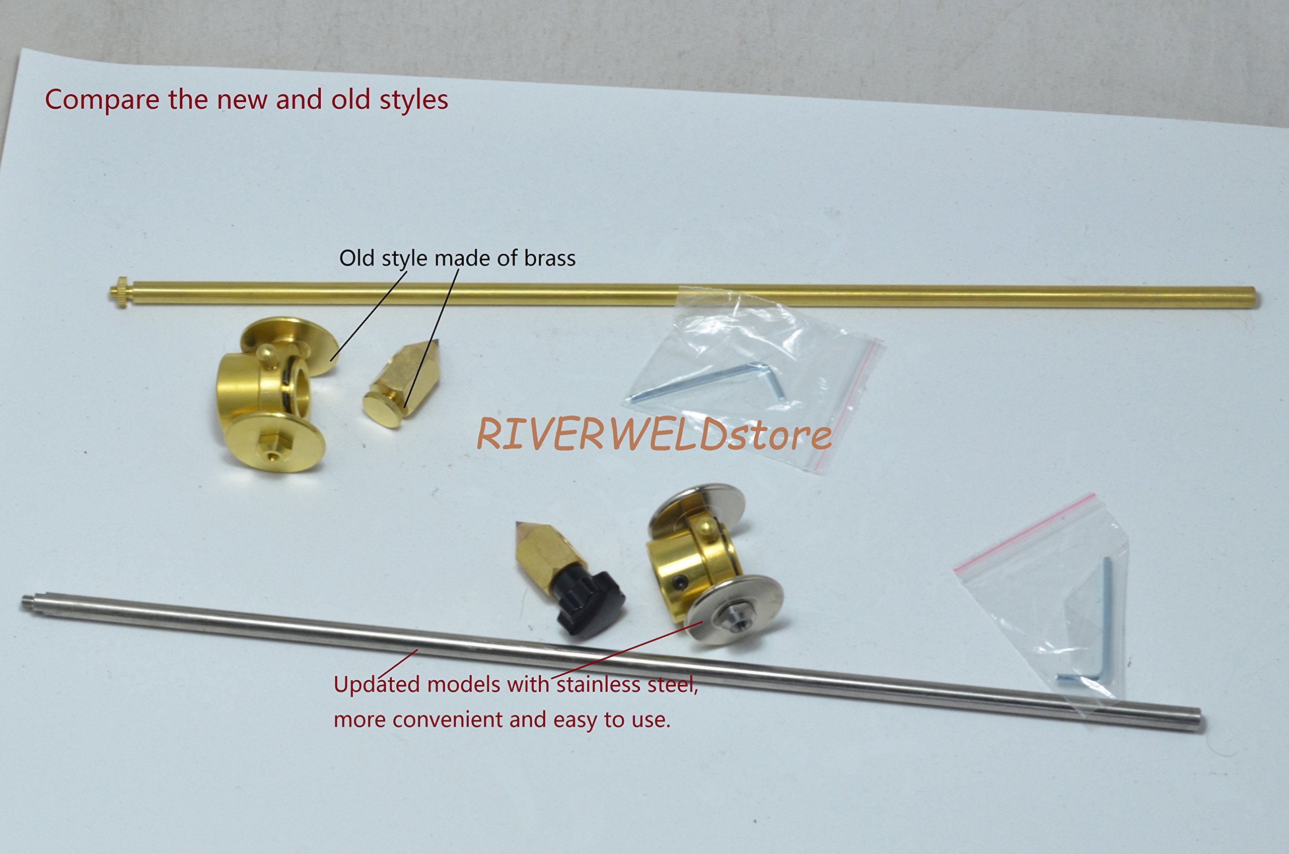 SG-55 AG-60 Plasma Cutter Torch Head Body 40Amp - 60Amp Accessories Consumable kit (Roller Guide Wheel Circinus)