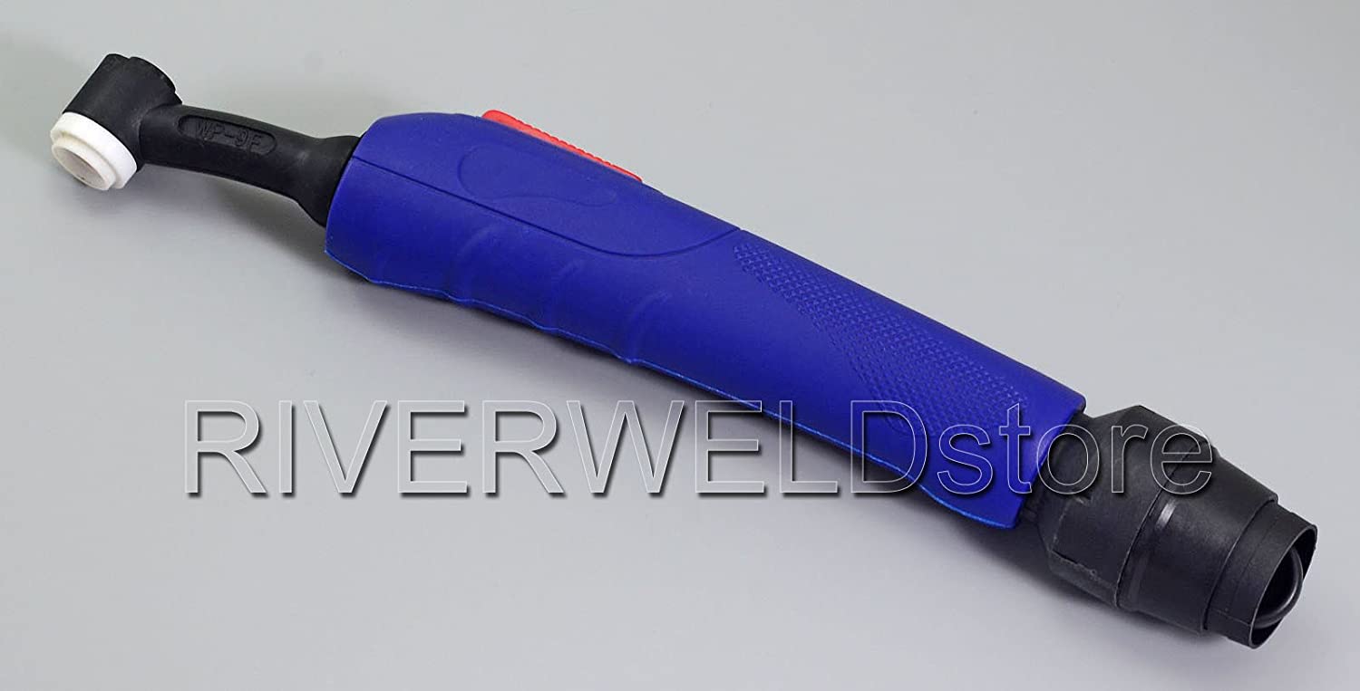 RIVERWELD SR-9F WP-9F Flexible TIG Welding Torch Body Head 125Amp Air-Cooled Euro Style