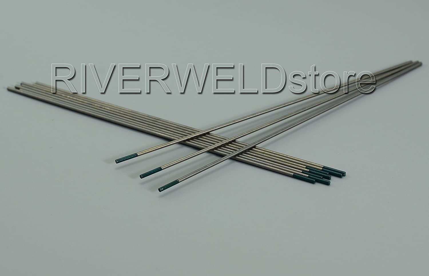 TIG Welding Pure Tungsten Electrode Green Tip WP Pack of 10 (1.6X175mm)
