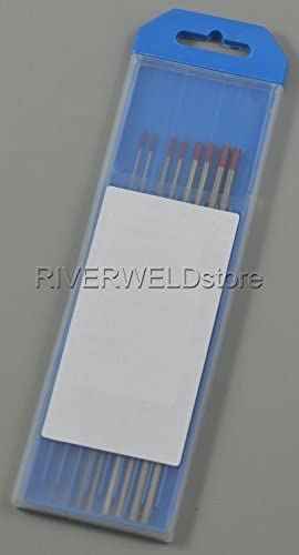 2 Percent Thoriated Tungsten Electrode WT20 Red Assorted Size 8pcs