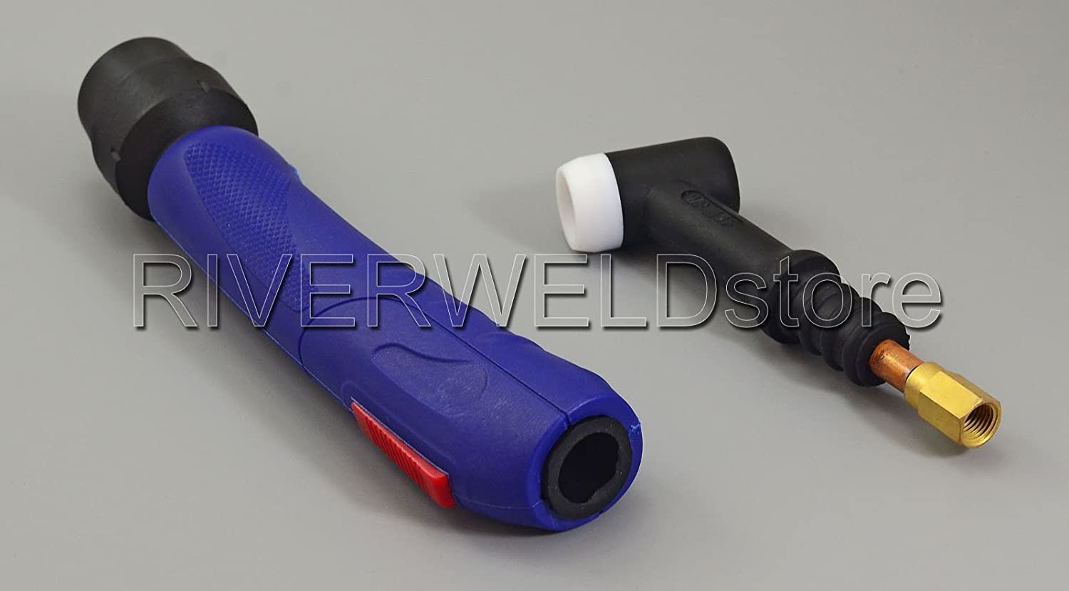 RIVERWELD WP-17 SR-17 TIG Welding Torch Head Body 150Amp Air-Cooled (17F Flexible Euro Standard)